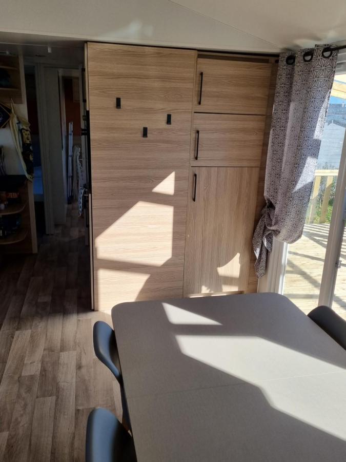 Mobilhome 6 Personnes Biville-sur-Mer Buitenkant foto