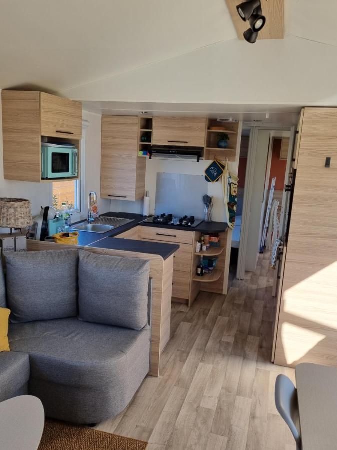 Mobilhome 6 Personnes Biville-sur-Mer Buitenkant foto