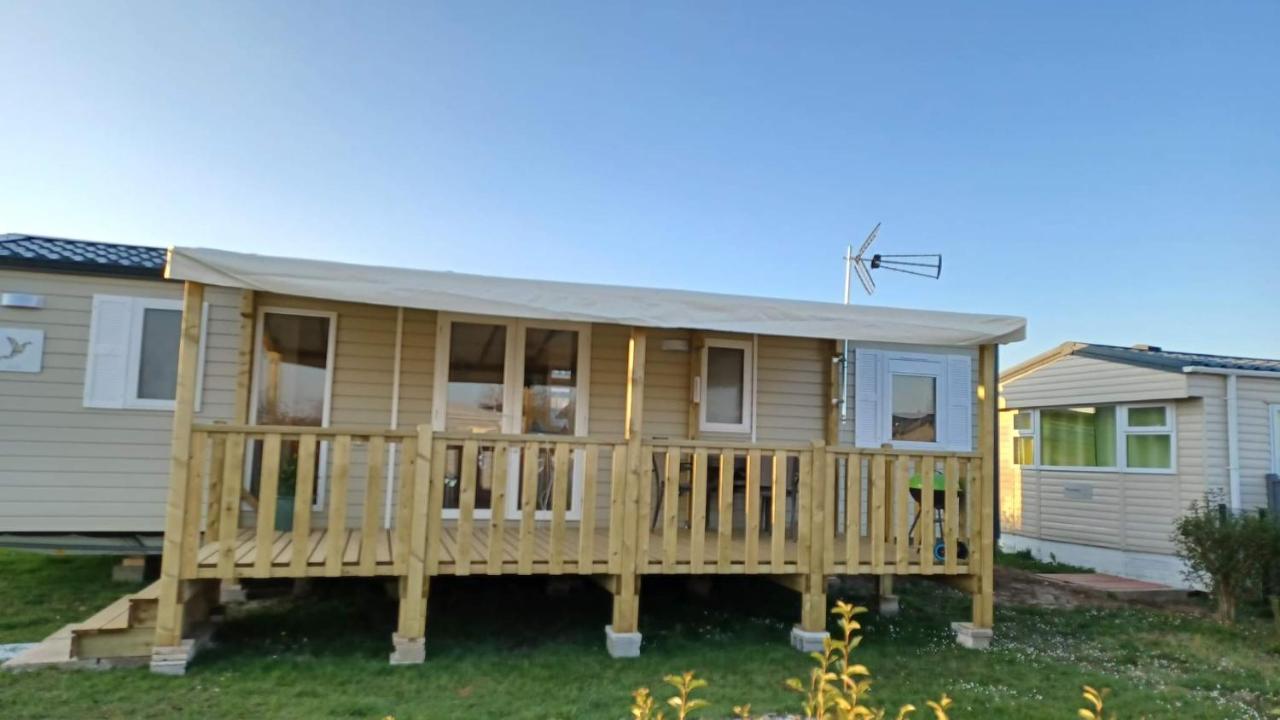 Mobilhome 6 Personnes Biville-sur-Mer Buitenkant foto