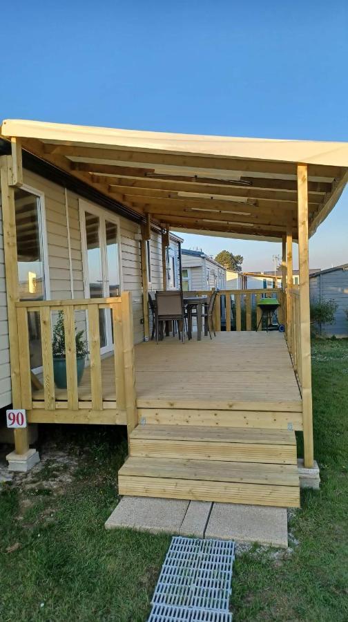 Mobilhome 6 Personnes Biville-sur-Mer Buitenkant foto